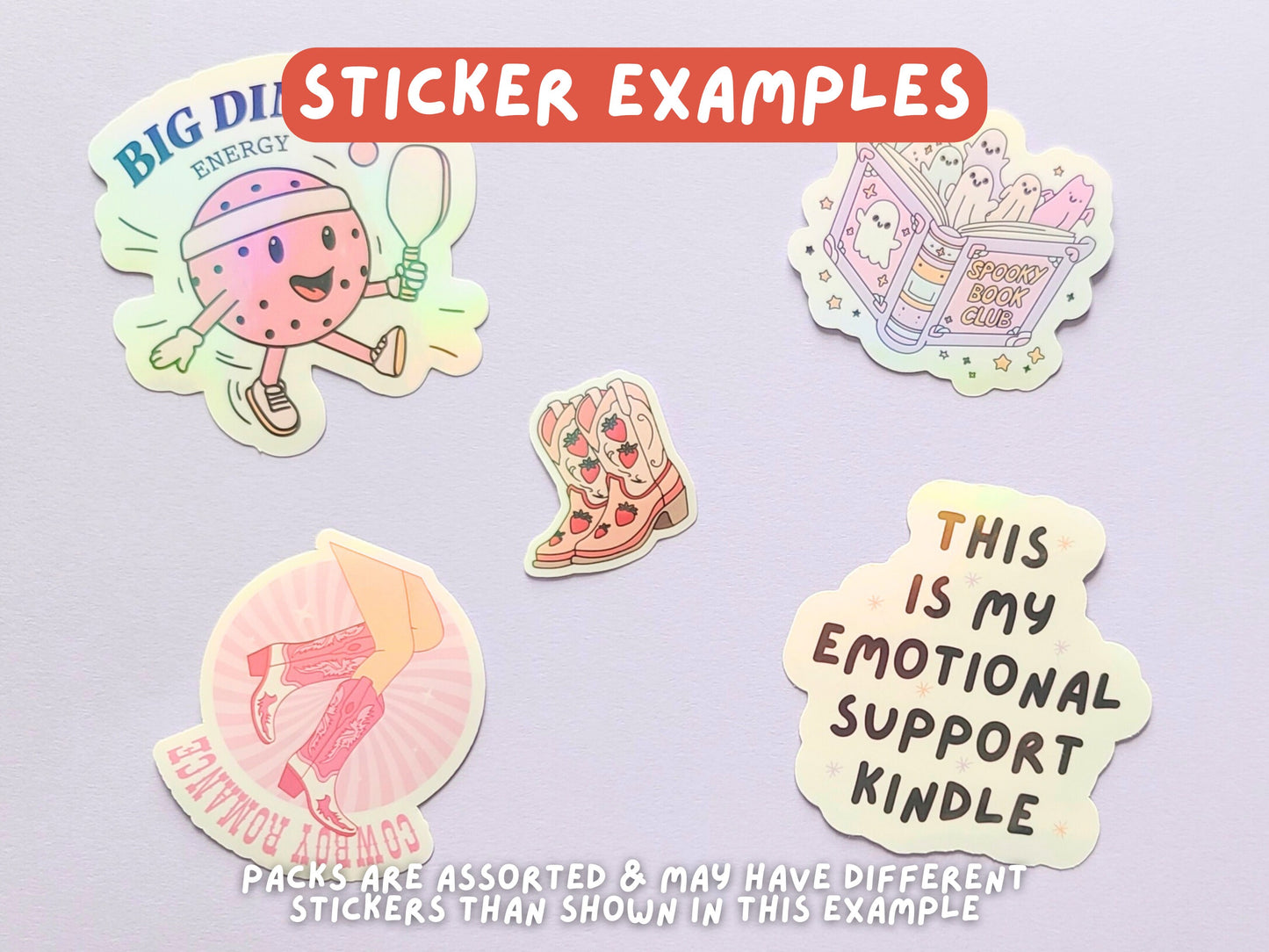 Mystery Bookish B-Grade Sticker Grab Bag