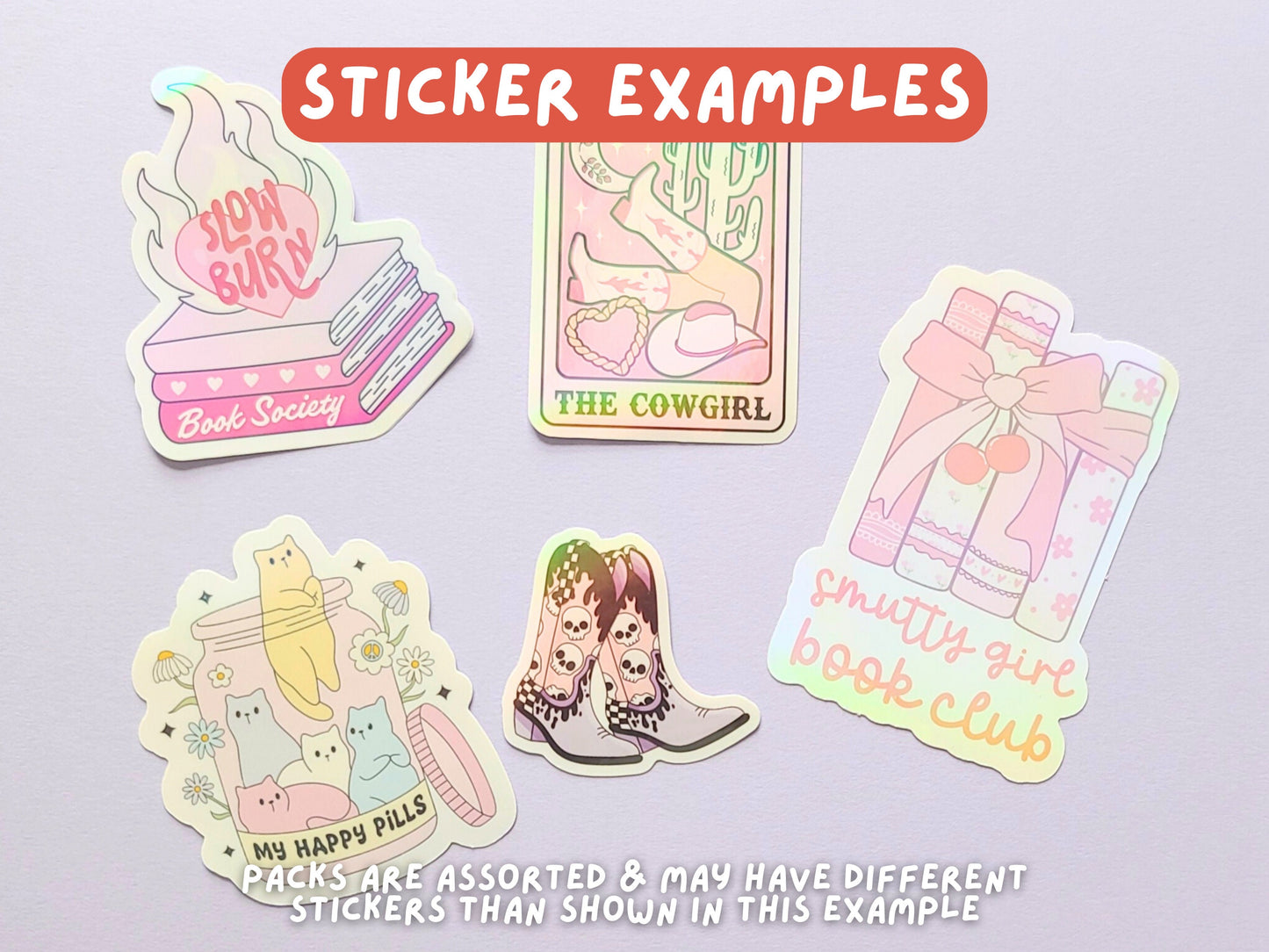 Mystery Bookish B-Grade Sticker Grab Bag