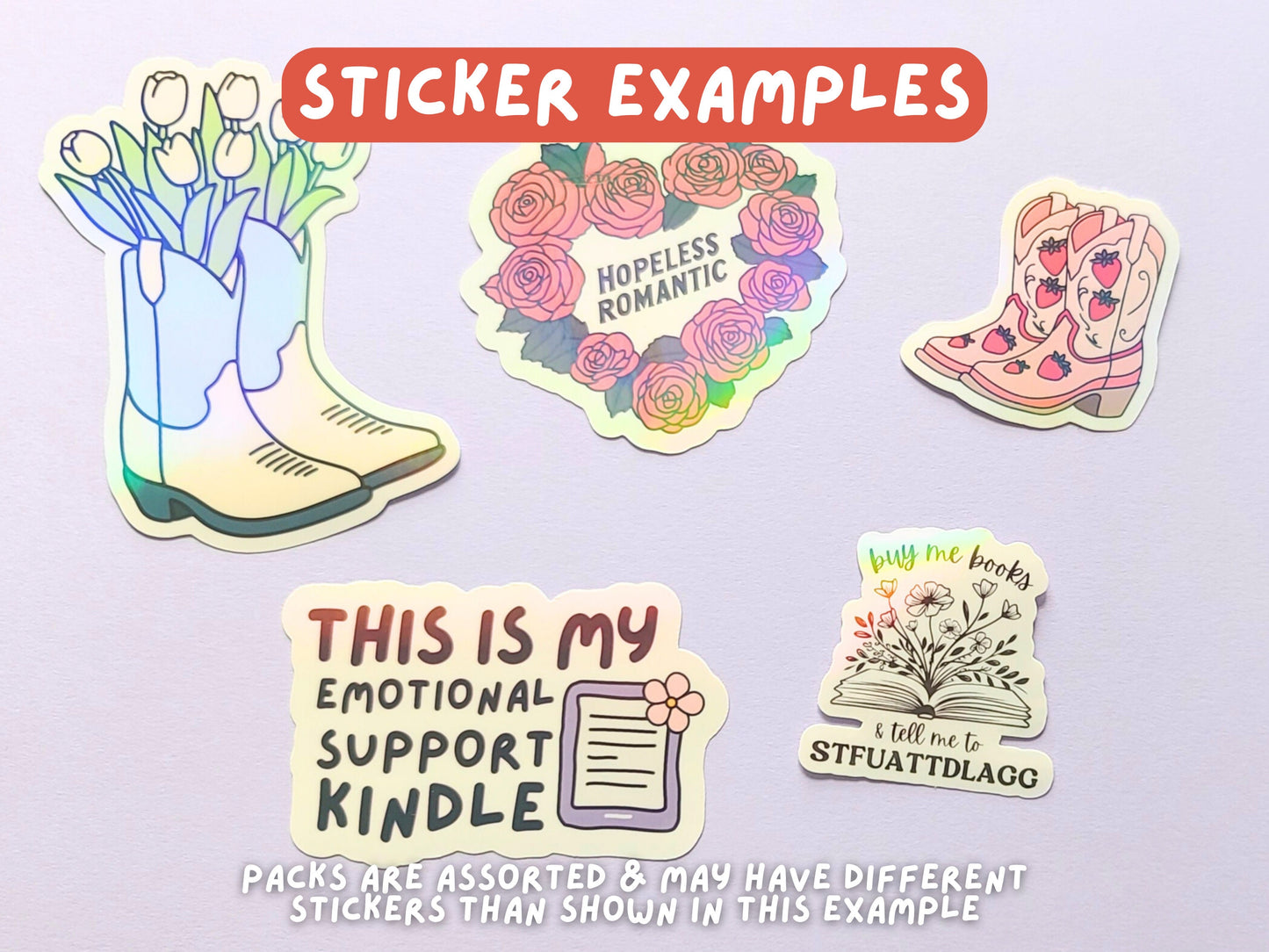 Mystery Bookish B-Grade Sticker Grab Bag
