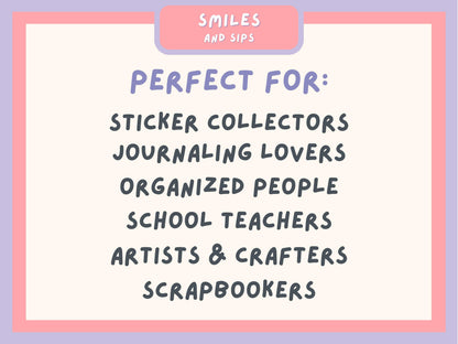 Professional Sticker Hoarder Reusable Sticker Book