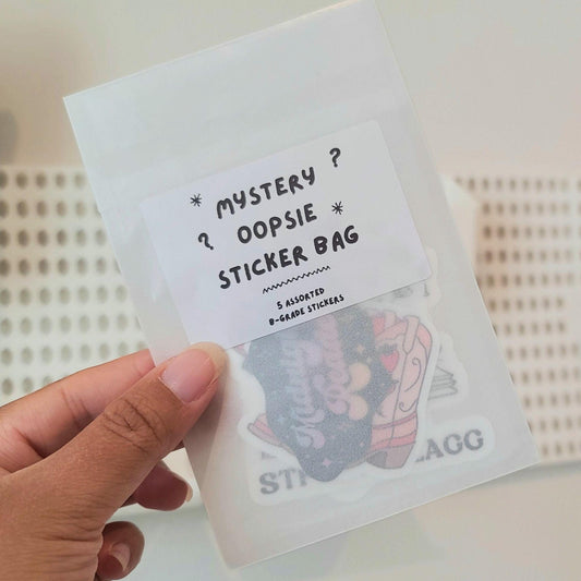 Mystery Bookish B-Grade Sticker Grab Bag
