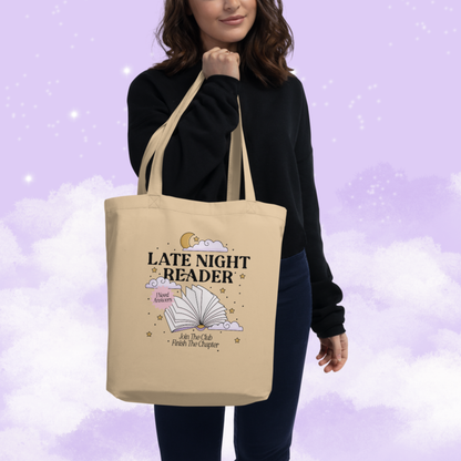 Late Night Reader Eco Tote Bag
