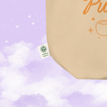 Books & Pumpkin Spice Autumn Eco Tote Bag