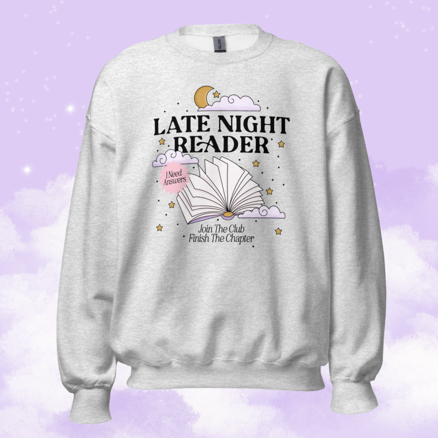 Late Night Reader Unisex Sweatshirt