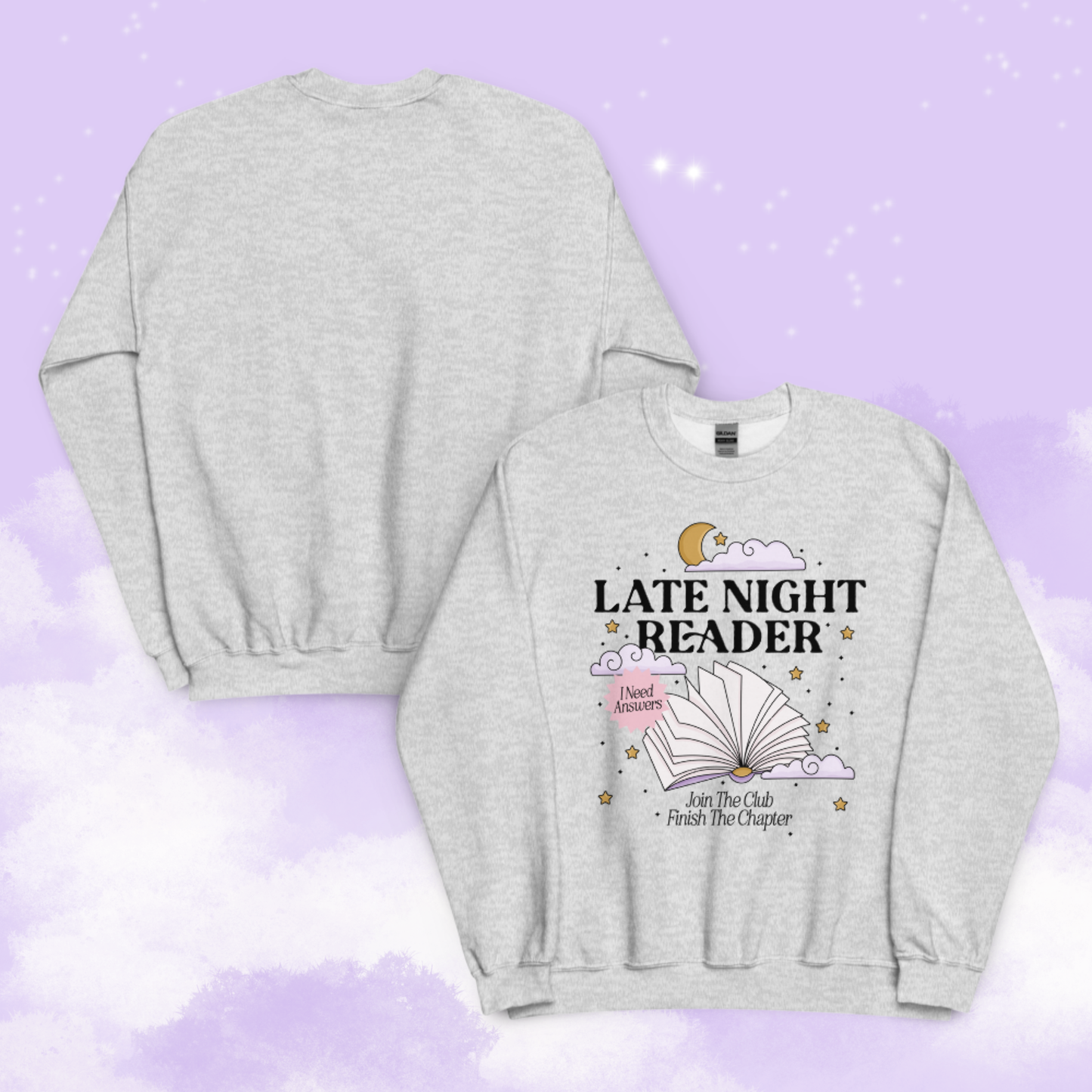 Late Night Reader Unisex Sweatshirt