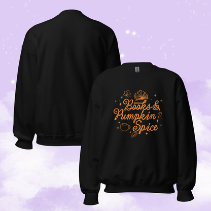 Books & Pumpkin Spice Unisex Sweatshirt