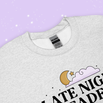 Late Night Reader Unisex Sweatshirt