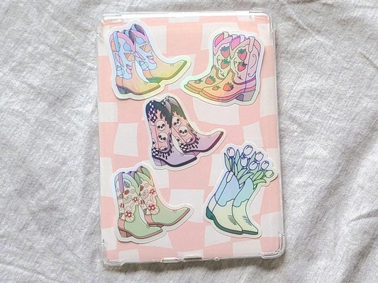Cowboy Boots 5-Sticker Bundle