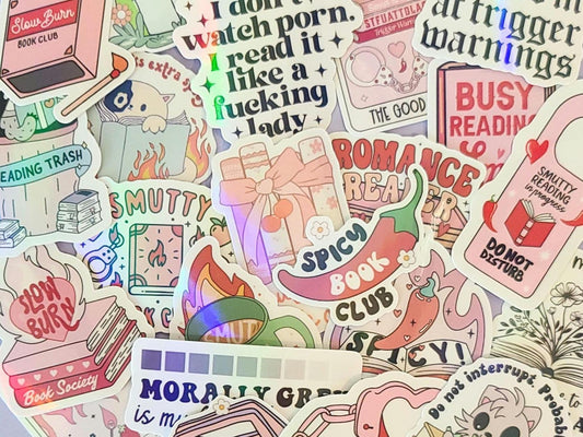 Smutty Romance 25 Mini Stickers Bundle